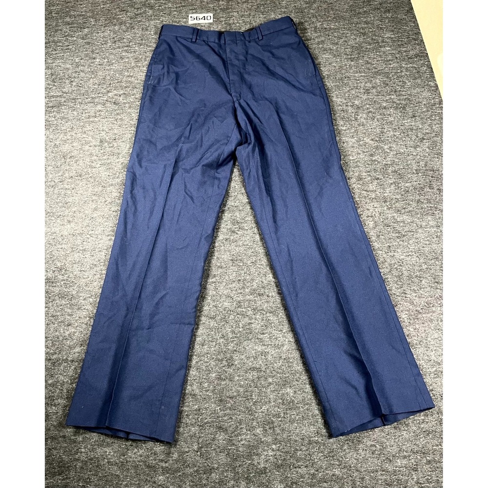 Defense Logistics Agency Dress Pants‎ Mens 34XL Navy Blue Career Formal Business